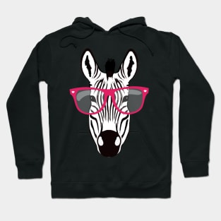 Zebra africa cartoon funny animals Hoodie